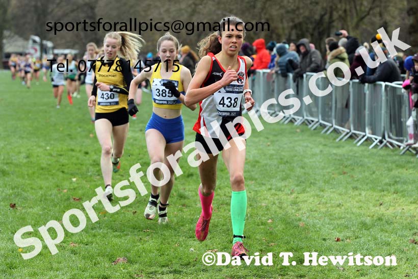 Girls under-15s, European Cross Country Championships Trials, Sefton Park, Liverpool. Photo: David T. Hewitson/Sports for All Pics